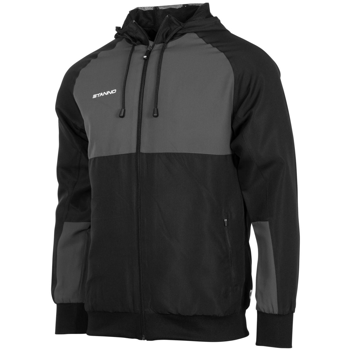CENTRO HOODED MICRO JACKET Fekete Anthracite