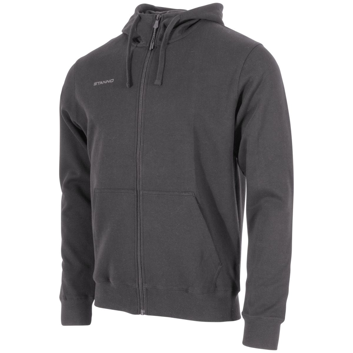 BASE HOODED FULL ZIP SWEAT TOP Anthracite